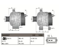 DENSO DAN3027 Alternatore per BMW