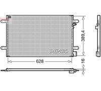 Condensatore, impianto di climatizzazione DENSO DCN02037