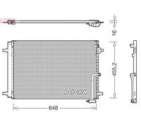 DENSO DCN02042 Condensatore, Climatizzatore per AUDI