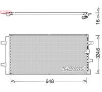 DENSO DCN02044 Condensatore Climatizzatore AUDI PORSCHE BRAND NEW