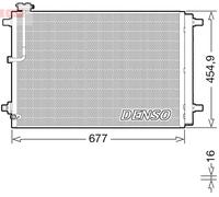 DENSO DCN02046 Condensatore, Climatizzatore per AUDI