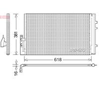 DENSO DCN05014 Condensatore Climatizzatore BMW BRAND NEW