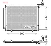 DENSO DCN10057 Condensatore Climatizzatore FORD BRAND NEW