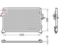 DENSO DCN14005 Condensatore, Climatizzatore per LAND ROVER