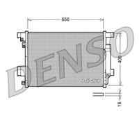 Condensatore radiatore climatizzazione R 134a DCN21001 DENSO per MITSUBISHI