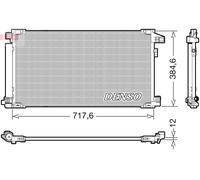 Condensatore, impianto di climatizzazione DENSO DCN50061