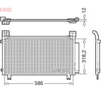 DENSO DCN50134 Condensatore climatizzatore