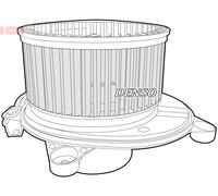 DENSO DEA06001 Ventilatore abitacolo per CHRYSLER