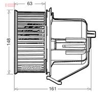 DENSO DEA07027 Ventilatore abitacolo per CITROËN