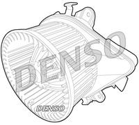 DENSO DEA09033 Ventilatore abitacolo per FIAT,LANCIA