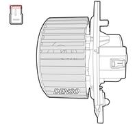 DENSO DEA12004 Ventilatore abitacolo per IVECO