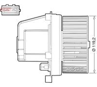 DENSO DEA33003 Ventilatore abitacolo
