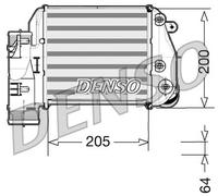 Radiatore intercooler Dx DIT02025 DENSO per AUDI A6 C6 Avant