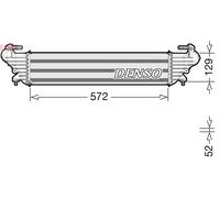DENSO DIT09121 Intercooler per FIAT