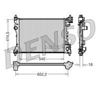 Radiatore, raffreddamento motore DENSO DRM01005