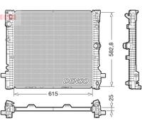 DENSO DRM05124 Radiatore motore