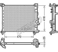 Radiatore Acqua Motore Opel Meriva B 1.3 CDTI DIESEL DAL 2010 IN POI