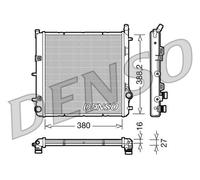 DENSO DRM21005 Radiatore, Raffreddamento motore per CITROËN,PEUGEOT