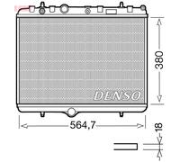Denso Radiatore Pe 407 1.8 Bz. Drm21055