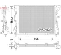 Radiatore, raffreddamento motore DENSO DRM23035