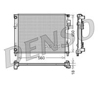 DENSO DRM23095 Radiatore motore