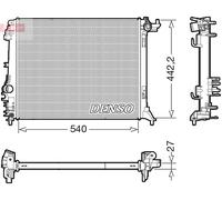 DENSO DRM23114 Radiatore, Raffreddamento motore per RENAULT
