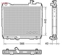 Radiatore, raffreddamento motore DENSO DRM23119
