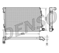 DENSO DRM32037 Radiatore, Raffreddamento motore per AUDI,SEAT,SKODA,VW