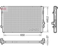 Radiatore, raffreddamento motore DENSO DRM32049