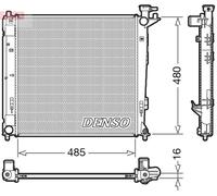 DENSO DRM41008 Radiatore, Raffreddamento motore per HYUNDAI,KIA