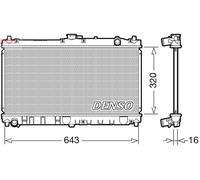 DENSO DRM44031 Radiatore motore