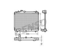 DENSO DRM47008 Radiatore motore