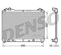 DENSO DRM47017 Radiatore, Raffreddamento motore per SUZUKI
