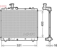 DENSO DRM47034 Radiatore, Raffreddamento motore per SUZUKI