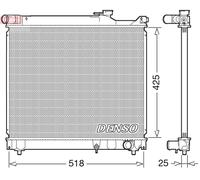 DENSO DRM47037 Radiatore, Raffreddamento motore per SUZUKI