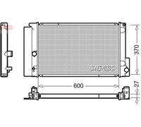 Radiatore DRM50087 DENSO per TOYOTA VERSO