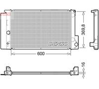 Radiatore, raffreddamento motore DENSO DRM50126
