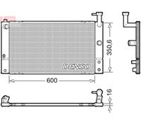 DENSO DRM50133 Radiatore, Raffreddamento motore per TOYOTA