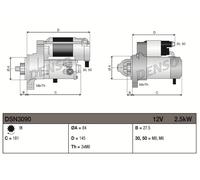 DENSO DSN3090 Motorino avviamento