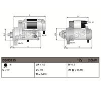 DENSO DSN3135 Motorino avviamento