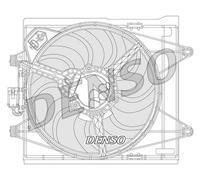 DENSO Elettroventola Raffreddamento Motore per FIAT Panda 312 dal 2012