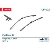 Spazzola tergicristallo DENSO Flat Blades DF-022, 650/475mm, Anteriore, 2 Pezzo