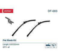 Spazzola tergicristallo DENSO Flat Blades DF-003, 530mm, Anteriore, 2 Pezzo