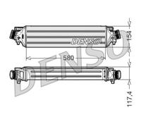 DENSO Intercooler Adatto Per Alfa Romeo Giulietta 940_ 940 DIT01002