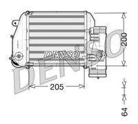 DENSO Intercooler Adatto Per Audi A6 Avant 4F5 C6 DIT02024