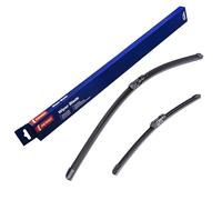 DENSO Kit Spazzole Tergicristallo Flat (DF-080) Contiene 2 Pezzi per Veicoli con Guida a Sinistra, 650/400 mm, Tergicristallo Silenzioso e Durevole con Design Aerodinamico - Qualità OE