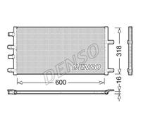 DENSO Radiatore Acqua Motore Adatto A per Iveco Quotidiano V Scatola/Familiare