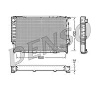 DENSO Radiatore Acqua Motore Alluminio per BMW 8er E31 850iCi 850 Csi E32 730i