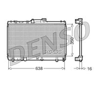 DENSO Radiatore Acqua Motore Alluminio per Toyota Corolla Compatto_E11_1.4 1.6