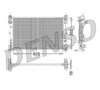 Denso Radiatore Fi Punto Evo 1.3 Multijet 90-95Cv / 1.4 Drm09115